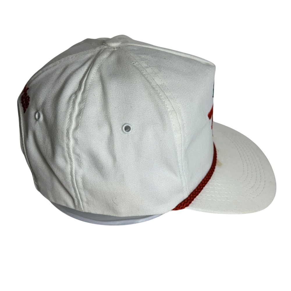 Vintage Raybestos Hat Cap Snap Back One Size White Mens AB Emblems 80s - Picture 4 of 12